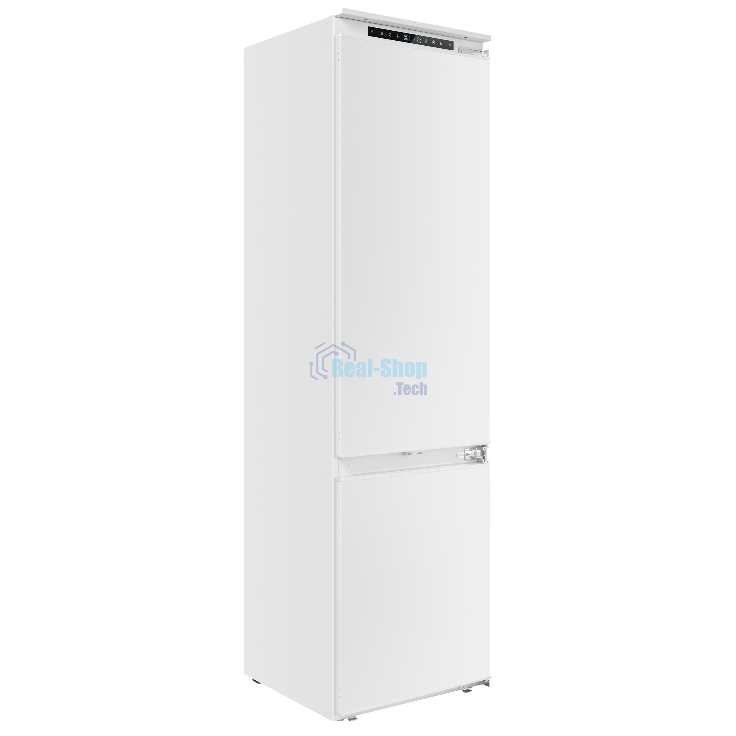 Встраиваемый холодильник Maunfeld MBF193SLFWGR Inverter белый двухкамерный 229/76 л морозилка снизу