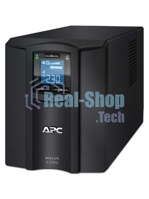 Источник бесперебойного питания APC Smart-UPS C SMC2000I/2000ВА/1300Вт/1 х IEC 320 C19 (компьютерная), 6 х IEC 320 C13 (компьютерная)