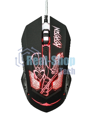 Мышь проводная Qumo Dragon War Assassin M33 черный, 3200 dpi, USB, кнопки - 6