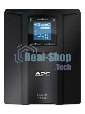 Источник бесперебойного питания APC Smart-UPS C SMC2000I/2000ВА/1300Вт/1 х IEC 320 C19 (компьютерная), 6 х IEC 320 C13 (компьютерная)