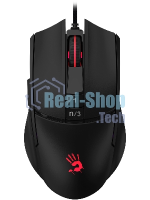 Мышь проводная A4Tech Bloody L65 Max черный, 12000 dpi, USB, кнопки - 7
