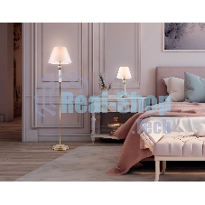 Светильник Ambrella light LH71028 BS/WH латунь/белый E27 max 60W D360*1550