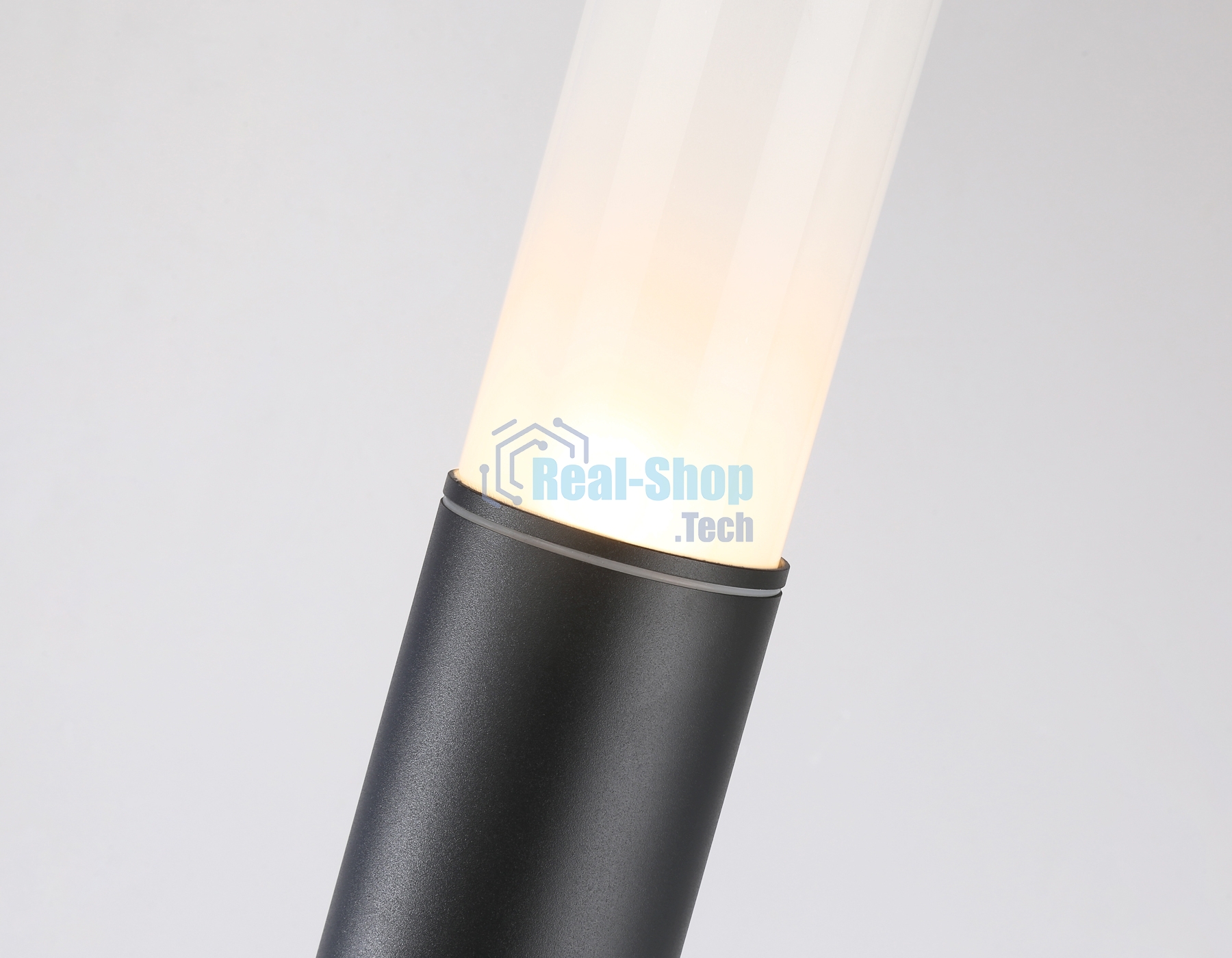 Светильник Ambrella light ST2459 BK/FR черный/белый матовый IP54 E27 max 40W D90*800