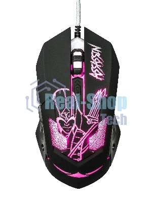 Мышь проводная Qumo Dragon War Assassin M33 черный, 3200 dpi, USB, кнопки - 6