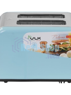 Тостер VLK Palermo 100 голубой, 900 Вт, 2 слота