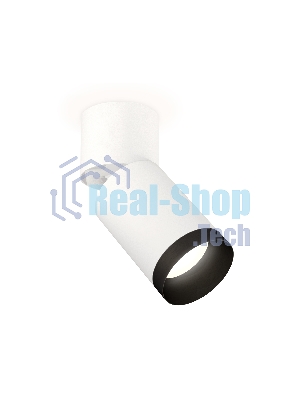 Комплект накладного поворотного светильника Ambrella light XM6312041 SWH/WH/PBK белый песок/белый/черный полированный MR16 GU5.3 (A2220, C6312, N6131)