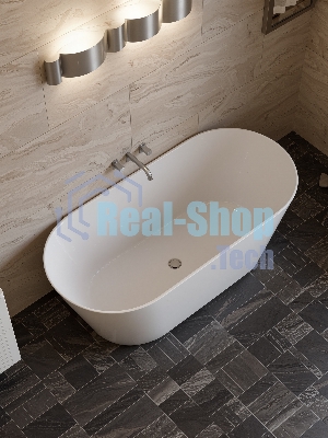 Ванна отдельностоящая акриловая BAU Flow 1600x750 белая