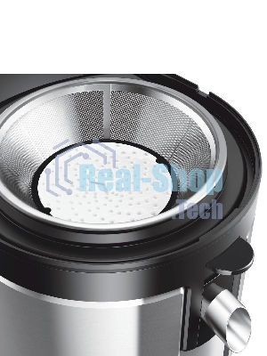 Соковыжималка Bosch MES4010 серебристый/черный, центробежная, 1200 Вт, 1500 мл, механическое