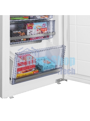 Встраиваемый холодильник Maunfeld MBF193SLFWGR Inverter белый двухкамерный 229/76 л морозилка снизу