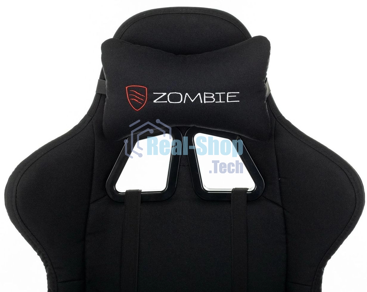 Кресло Zombie Rudger черный, экокожа, 120 кг, механизм качания