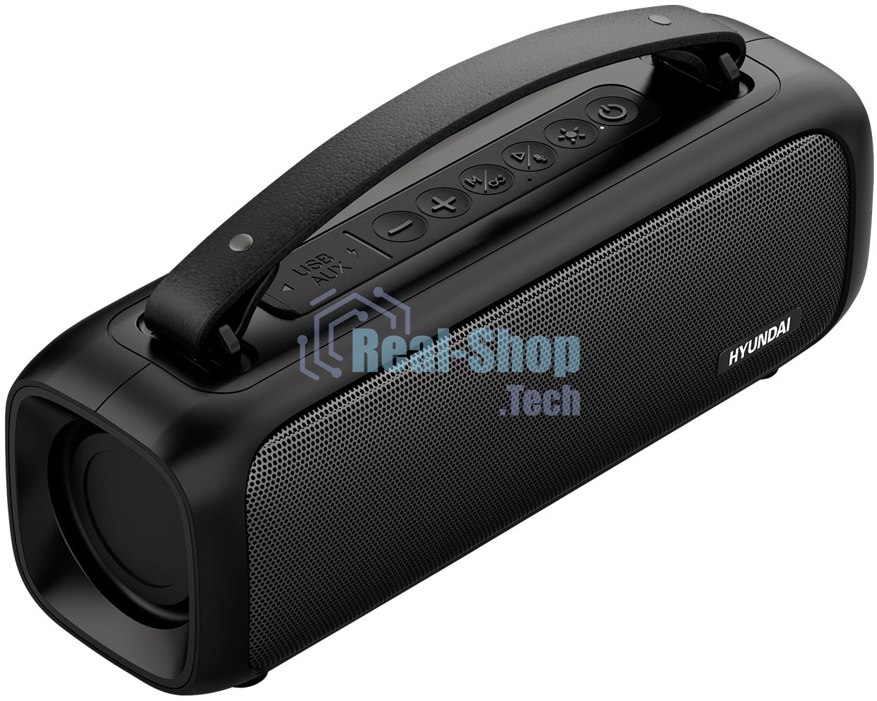 Колонка портативная Hyundai H-PS1020 черный 16W 2.0 BT 10м 1500mAh
