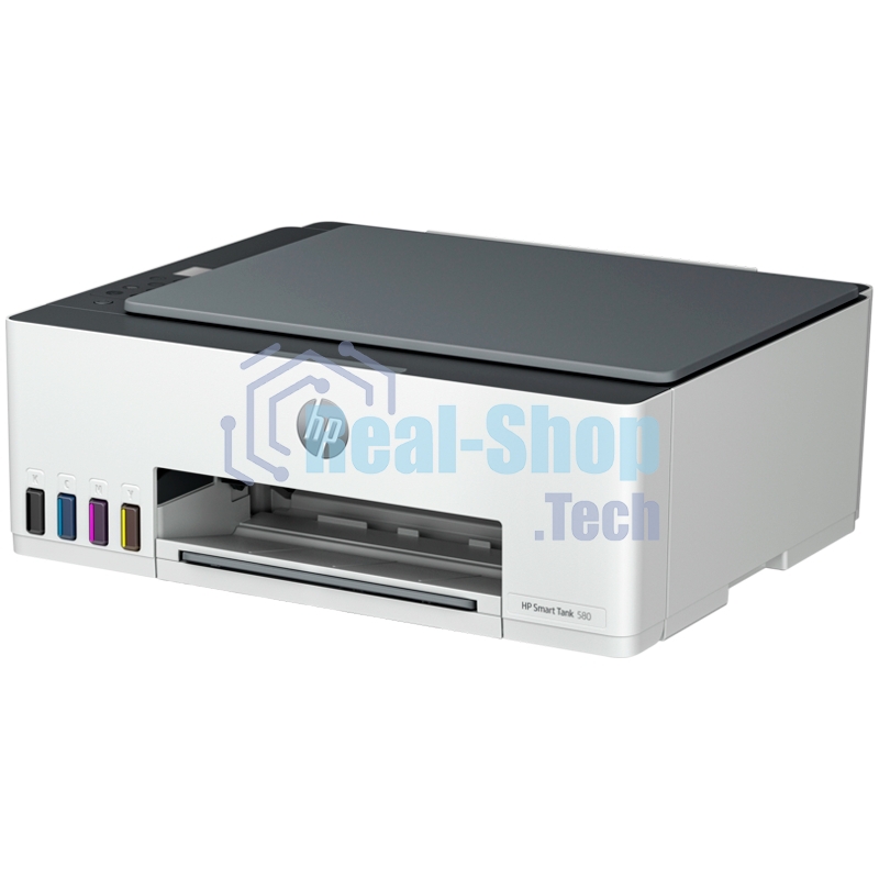 МФУ струйный HP Smart Tank 580 AiO (1F3Y2A), A4, цветной, печ. до 22 стр/мин. (ч/б) до 16 стр/мин. (цвет), 1200 x 1200 dpi, USB, Wi-Fi, Air Print, Mopria