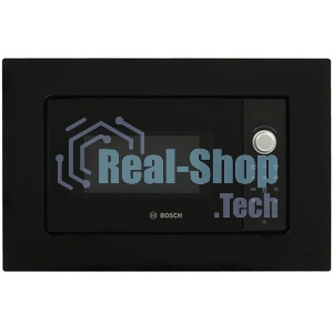 Встраиваемая микроволновая печь Bosch BFL623MB3 черный/серебристый, 20 л, 800 Вт, переключатели - сенсор, поворотный механизм