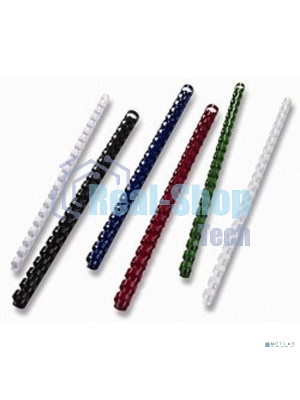 Пружины для переплета пластиковые Office Kit d=12 мм 71-90 лист A4 белый (100 шт) BP2031