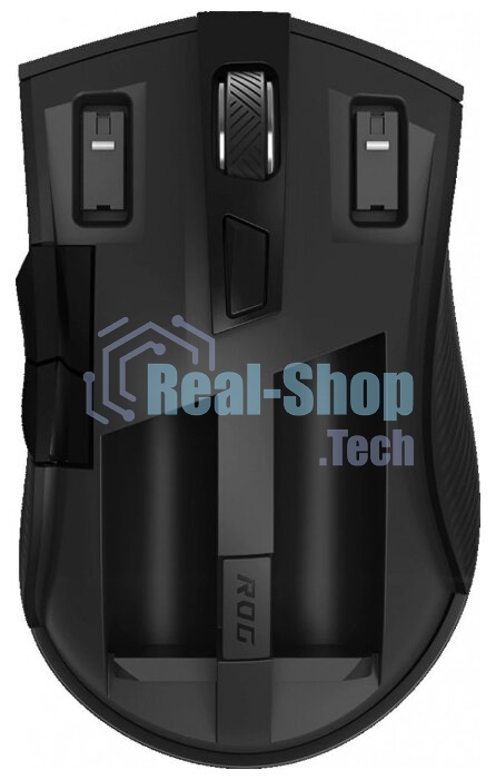 Мышь беспроводная ASUS ROG Strix Carry черный, 7200 dpi, радиоканал, Bluetooth, USB, кнопки - 6