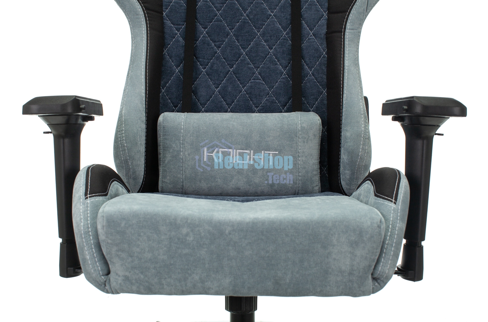 Кресло Бюрократ VIKING 7 KNIGHT BL FABRIC синий, ткань, 120 кг, механизм качания