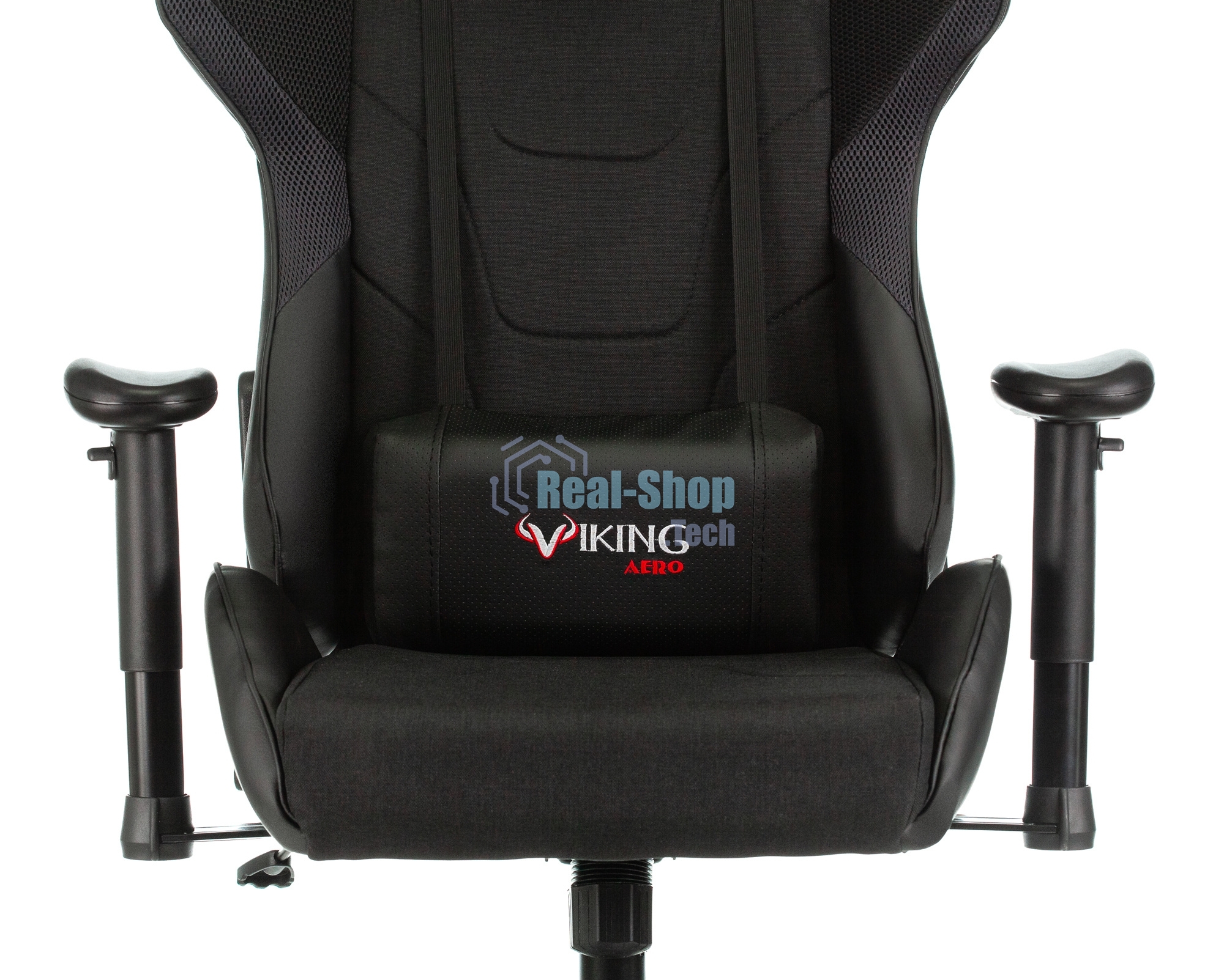Кресло Бюрократ VIKING 4 AERO BLACK EDITION черный, экокожа, 120 кг, механизм качания