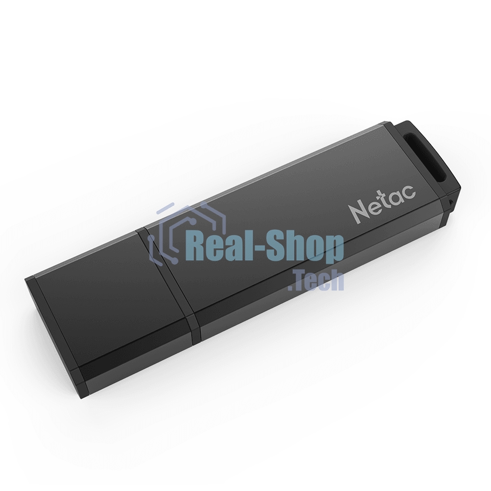 Флешка USB Netac U351 (NT03U351N-032G-20BK), 32Gb, USB 2.0, R/W 25/10, черный