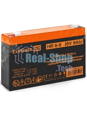 Батарея для ИБП ExeGate HR 6-9 (6V 9Ah, 634W), клеммы F2