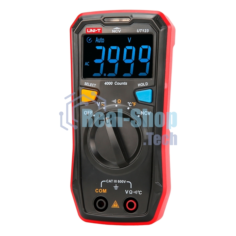 Мультиметр UNI-T UT123, 600В, 20МОм, карманный (0511237)