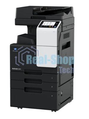 МФУ лазерное Konica Minolta Bizhub C257i (ACVD021), A3, цветной, печ. 25 стр/мин (A4) 12 стр/мин (A3), скан. до 55 стр/мин., 1800 x 600 dpi (печать) 600 x 600 dpi (скан.), USB, Ethernet, без картриджей и автопода - установка и запуск специалистом АСЦ