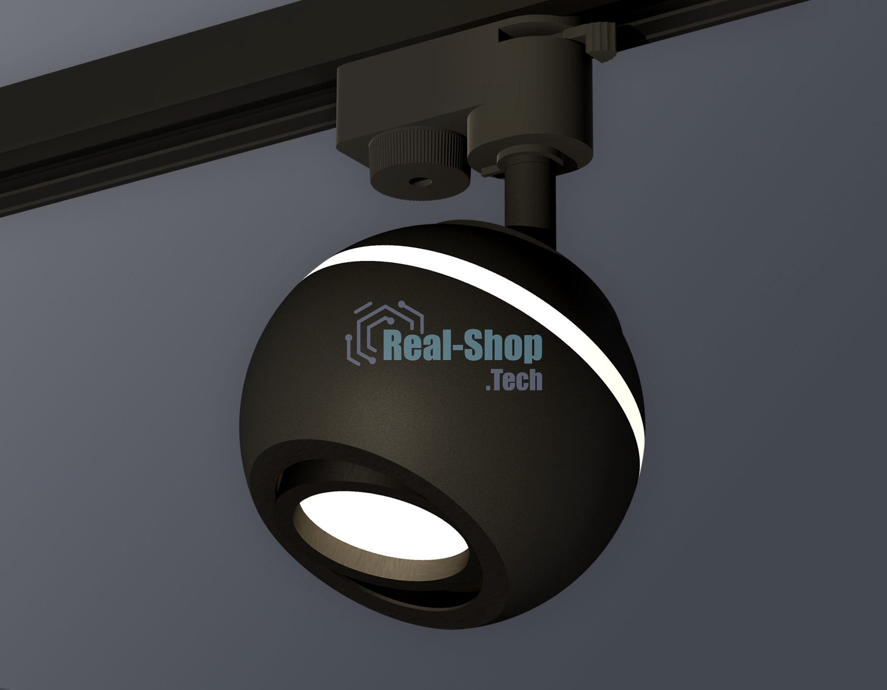Светильник Ambrella light XT1102021 SBK/PBK черный песок/черный полированный MR16 GU5.3 LED 3W 4200K (A2521, C1102, N7002)