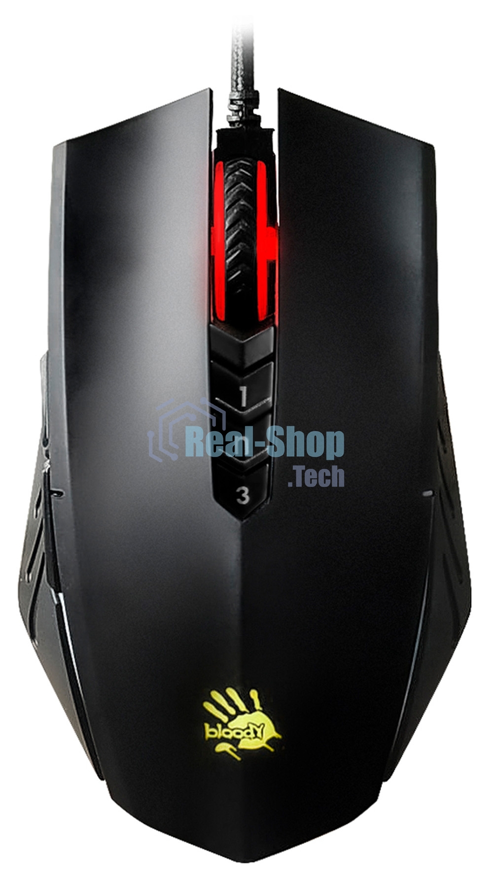 Мышь проводная A4Tech Bloody A70 черный, 6200 dpi, USB, кнопки - 8