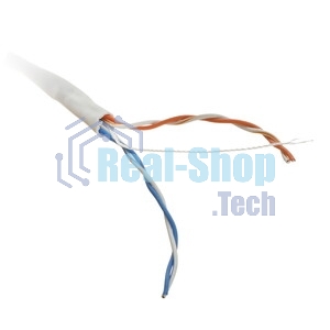 Кабель витая пара PROconnect U/UTP cat.5e 2х2х24AWG solid CCA PVC сер. (м)