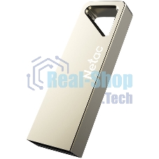 Флешка USB Netac U326 (NT03U326N-064G-20PN), 64Gb, USB 2.0, R/W 50/15, серебристый
