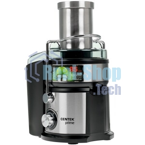 Соковыжималка Centek CT-1214 стальной/чёрный, центробежная, 1500 Вт, 1100 мл, механическое