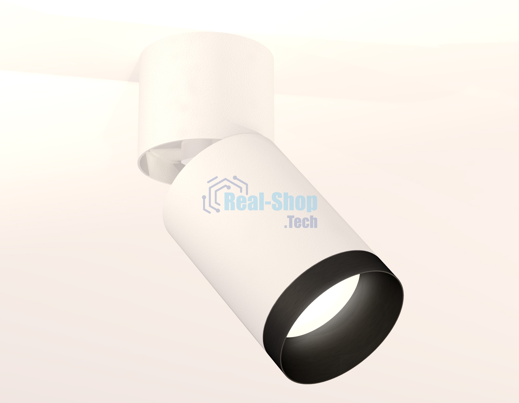 Комплект накладного поворотного светильника Ambrella light XM6312041 SWH/WH/PBK белый песок/белый/черный полированный MR16 GU5.3 (A2220, C6312, N6131)