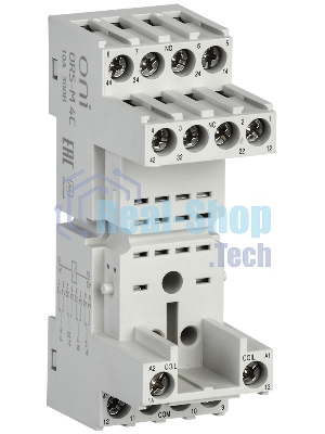 Розетка ORS-M для реле ORM 4C ONI ORS-M-1-4-G
