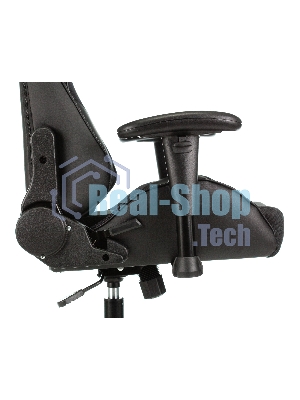 Кресло Бюрократ VIKING 4 AERO BLACK EDITION черный, экокожа, 120 кг, механизм качания