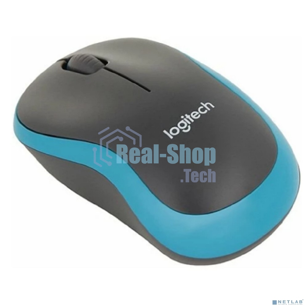 Комплект клавиатура+мышь Logitech MK275 беспроводной, USB, 1000 DPI, голубой/чёрный