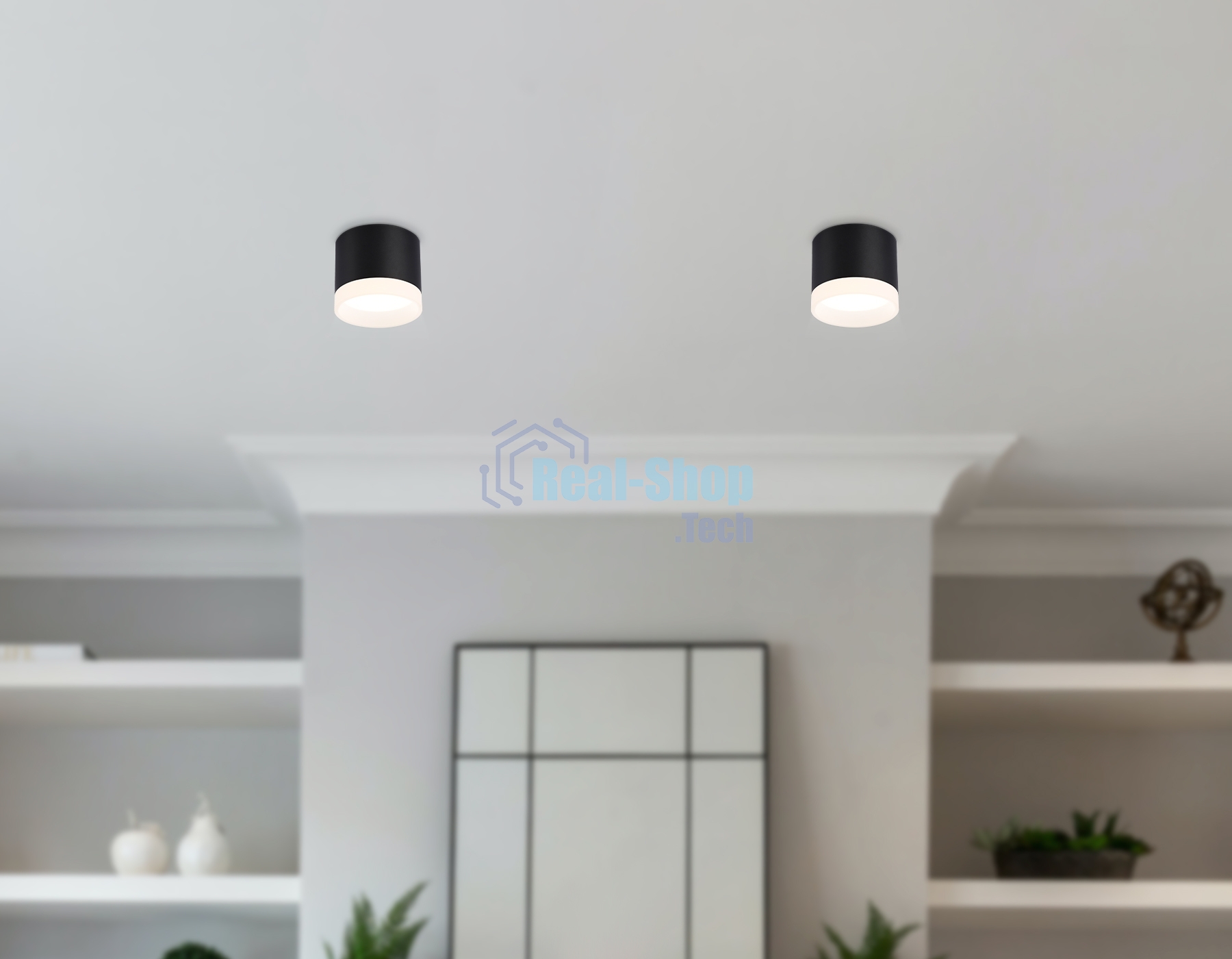 Светильник Ambrella light TN5366 BK черный GX53 D82*70