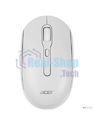 Мышь беспроводная Acer OMR308 белый, 1600 dpi, радиоканал, Bluetooth, USB, кнопки - 4