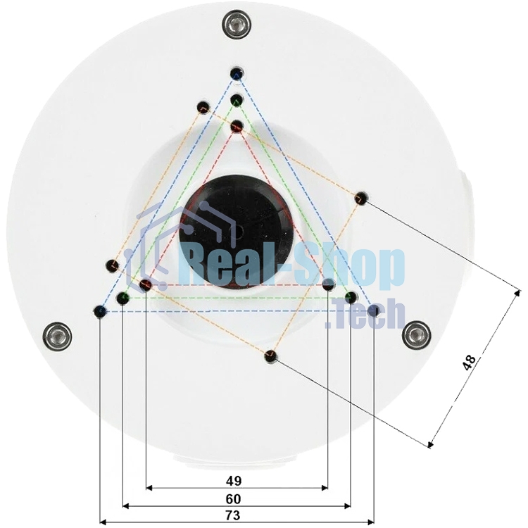 Монтажная коробка Dahua DH-PFA130-E IP66, IK10 Совместима: для bullet, eyeball