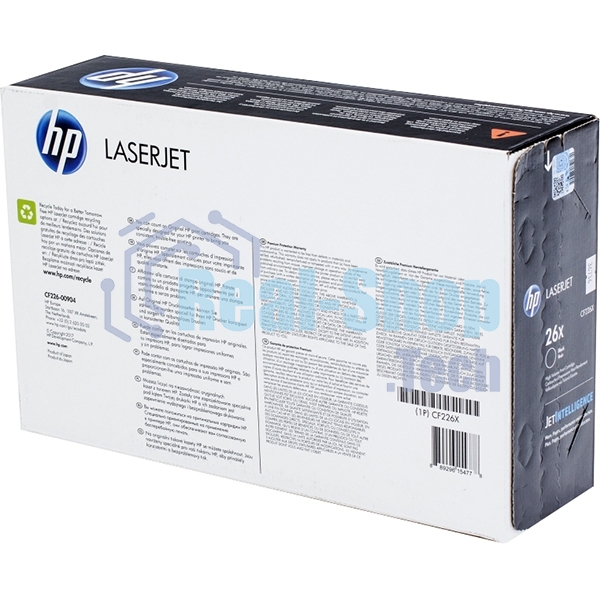 Тонер Картридж HP 26X CF226X черный для HP LJ Pro M402/M426 (9000стр.)