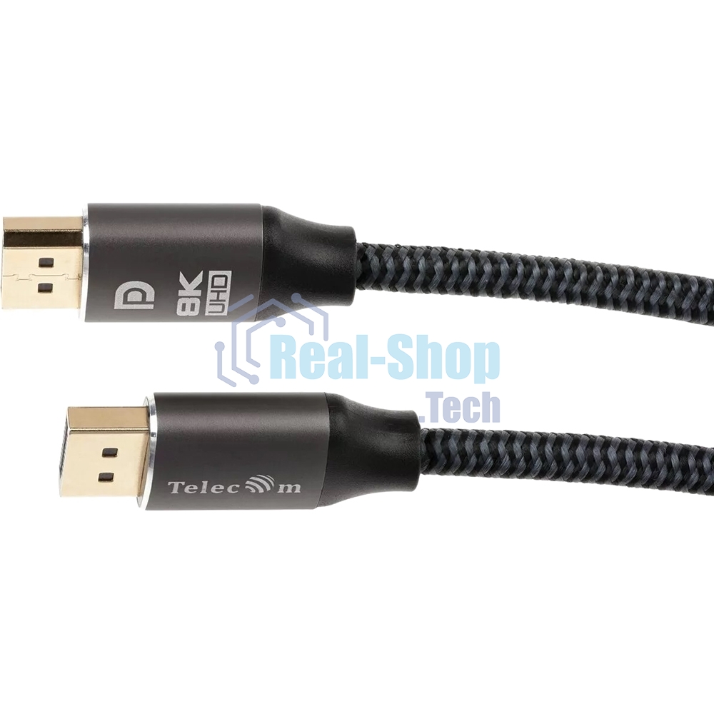 Кабель соединительный DP-DP 1.4V 8K@60Hz 2м, Telecom Pro TCG750-2M