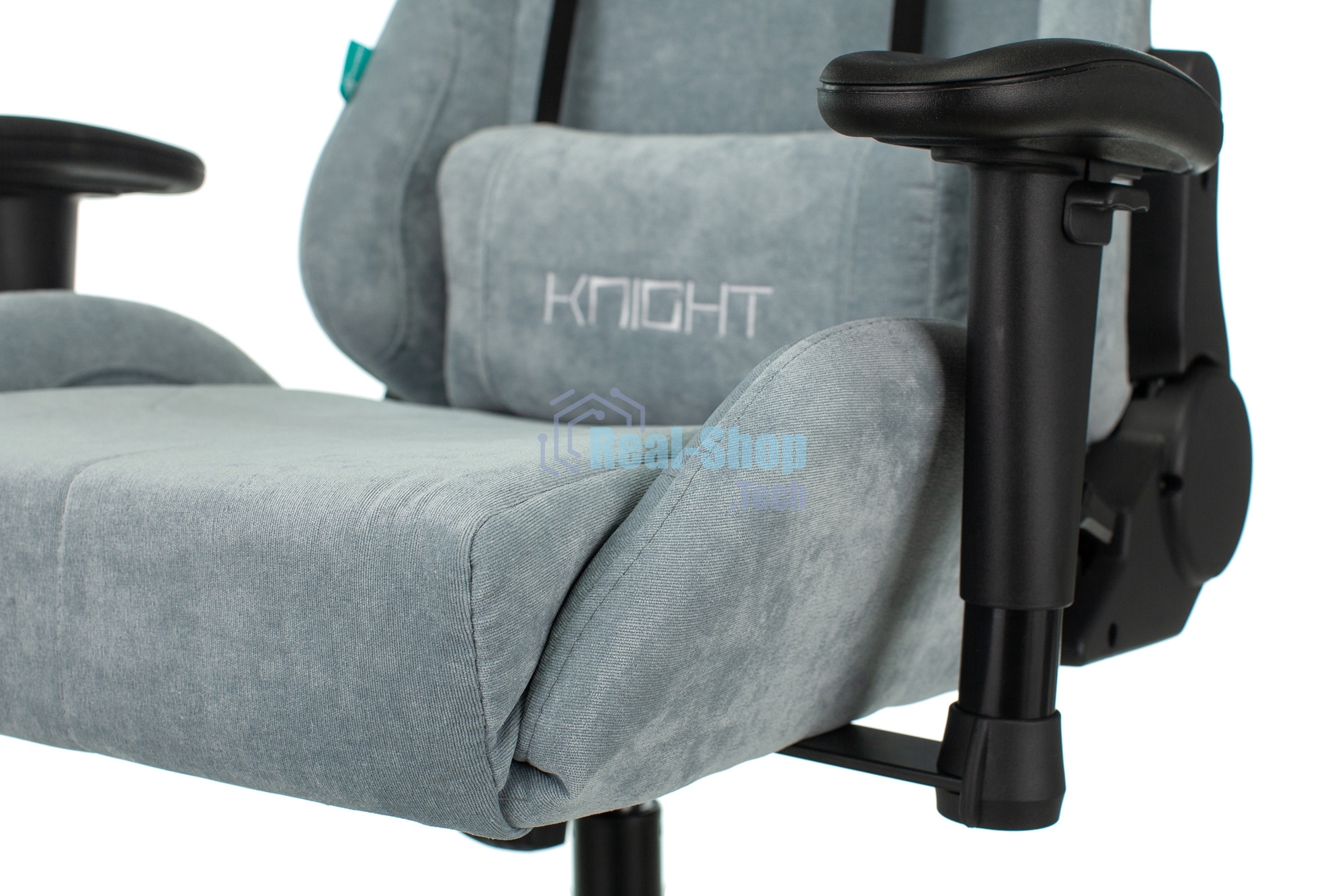 Кресло Бюрократ VIKING KNIGHT LT28 FABRIC серо-голубой, ткань, 120 кг, механизм качания