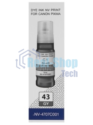 Чернила NVPrint GI-43 GY (NV-4707C001) для Canon Pixma G540, G640 (70 мл) Gray (в коробке) совместимые