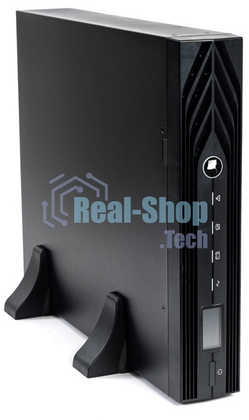 Источник бесперебойного питания SKAT-UPS 1000 RACK + 2x9Ah UPS 900 W, On-Line, sine, built-in rechargeable batteries 2 pcs x 9Ah
