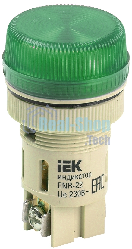 Арматура светосигнальная ENR-22 зел. IEK BLS40-ENR-K06