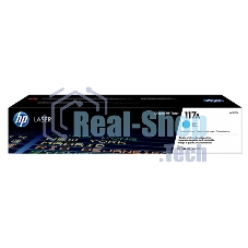 Картридж лазерный HP W2071A (HP 117A) голубой для HP Color Laser 150/170 700 страниц.