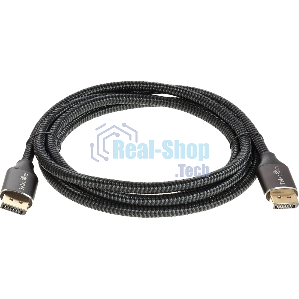 Кабель соединительный DP-DP 1.4V 8K@60Hz 2м, Telecom Pro TCG750-2M