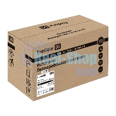 Источник бесперебойного питания ExeGate Power NB-2200.LED.AVR.4SH (2200VA/1300W, LED, AVR, 4*Schuko, батарея 12V 9Ah - 2 шт., металлический корпус, Black)