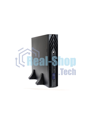Источник бесперебойного питания SKAT-UPS 1000 RACK + 2x9Ah UPS 900 W, On-Line, sine, built-in rechargeable batteries 2 pcs x 9Ah