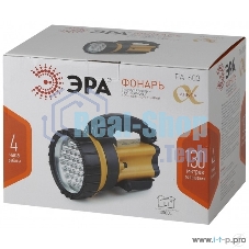 Фонарь-прожектор ЭРА PA-603 АЛЬФА 36LED аккум. прожектор литий 3А.ч ЗУ 220В+12В (инд.упак.)