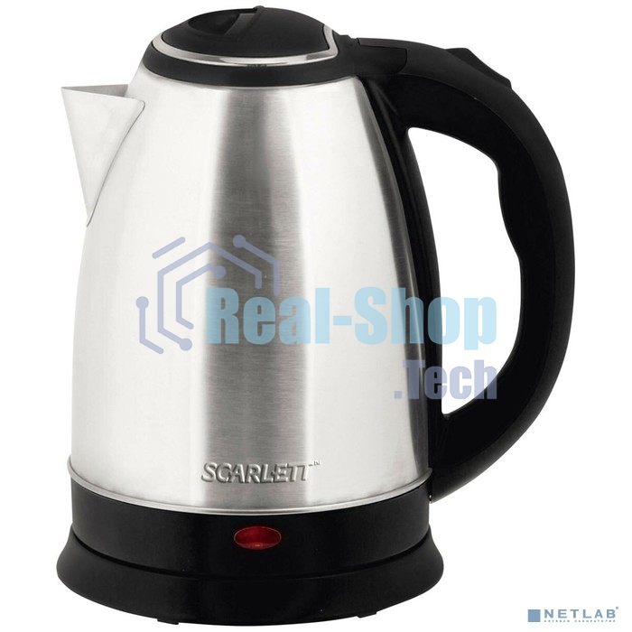 Чайник электрический Scarlett SC-EK21S26 1.8л. 1800Вт серебристый (корпус: нержавеющая сталь)