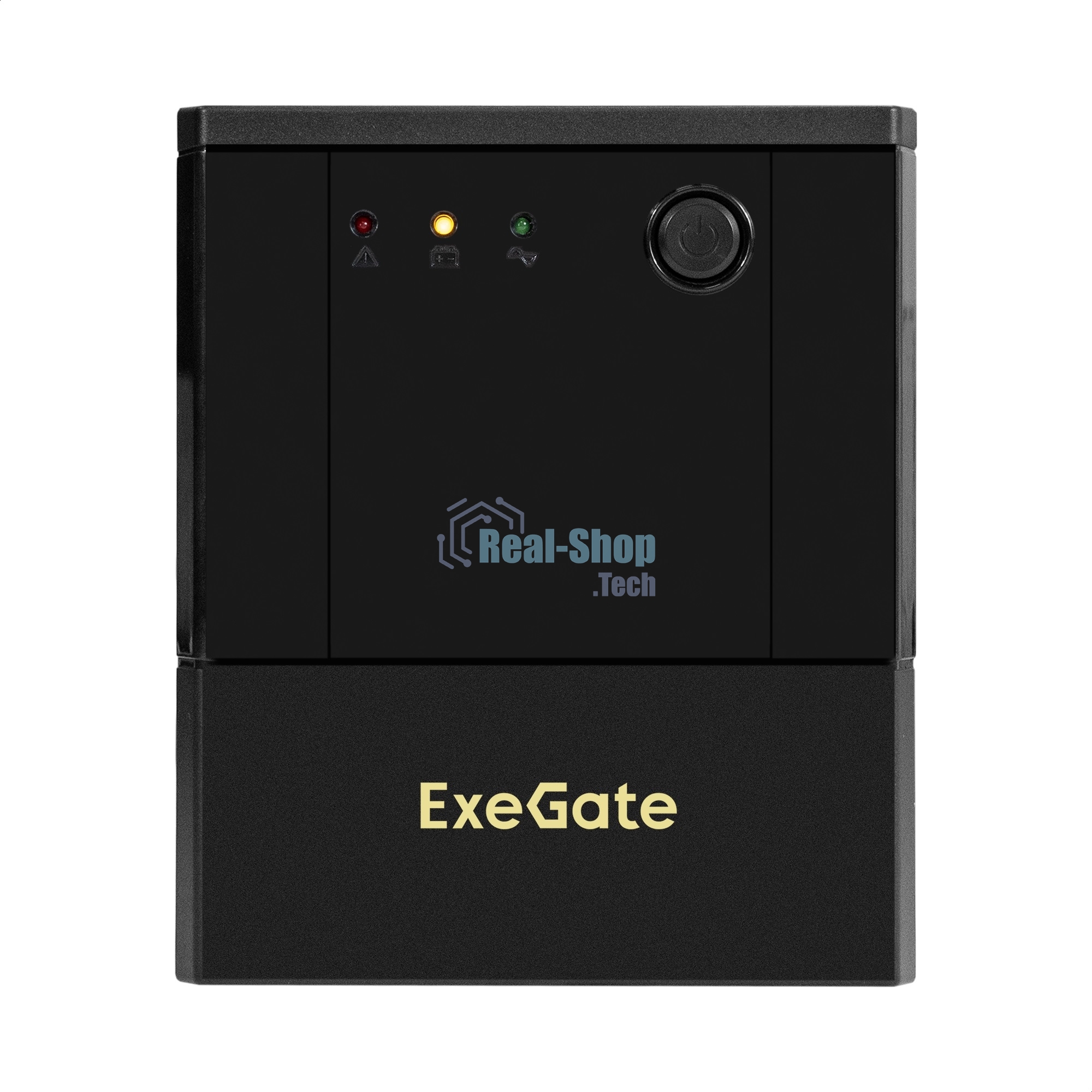 Источник бесперебойного питания ExeGate Power NB-2200.LED.AVR.4SH.USB (2200VA/1300W, LED, AVR, 4*Schuko, USB, батарея 12V 9Ah - 2 шт., металлический корпус, Black)